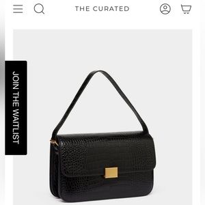 COPY - The Curated Black Croc Bag